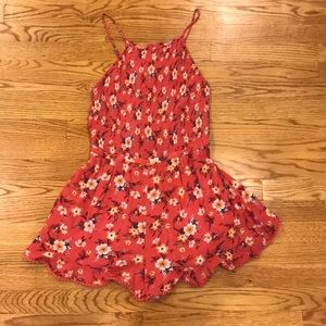 American Eagle floral Romper